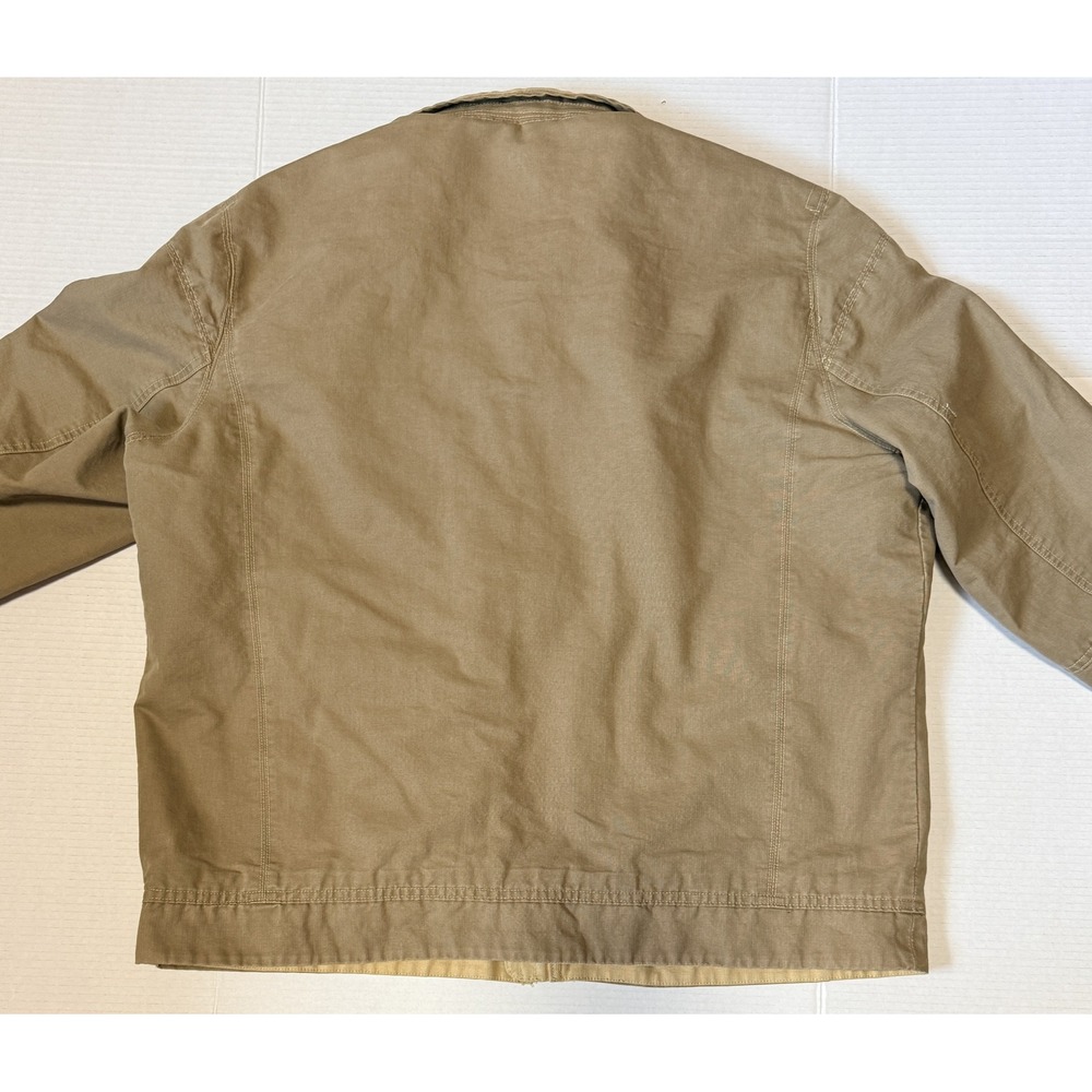 LL BEAN - Men's Jacket - Canvas Fleece Lined Bomber 290562 - X-Large Reg XL - Picture 2 of 5